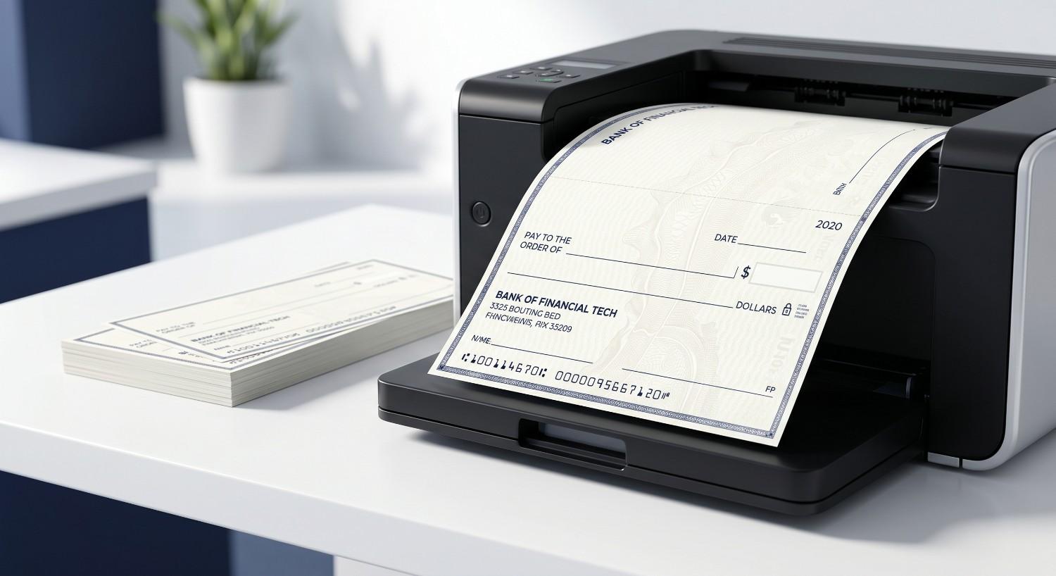 Print Secure Blank Checks