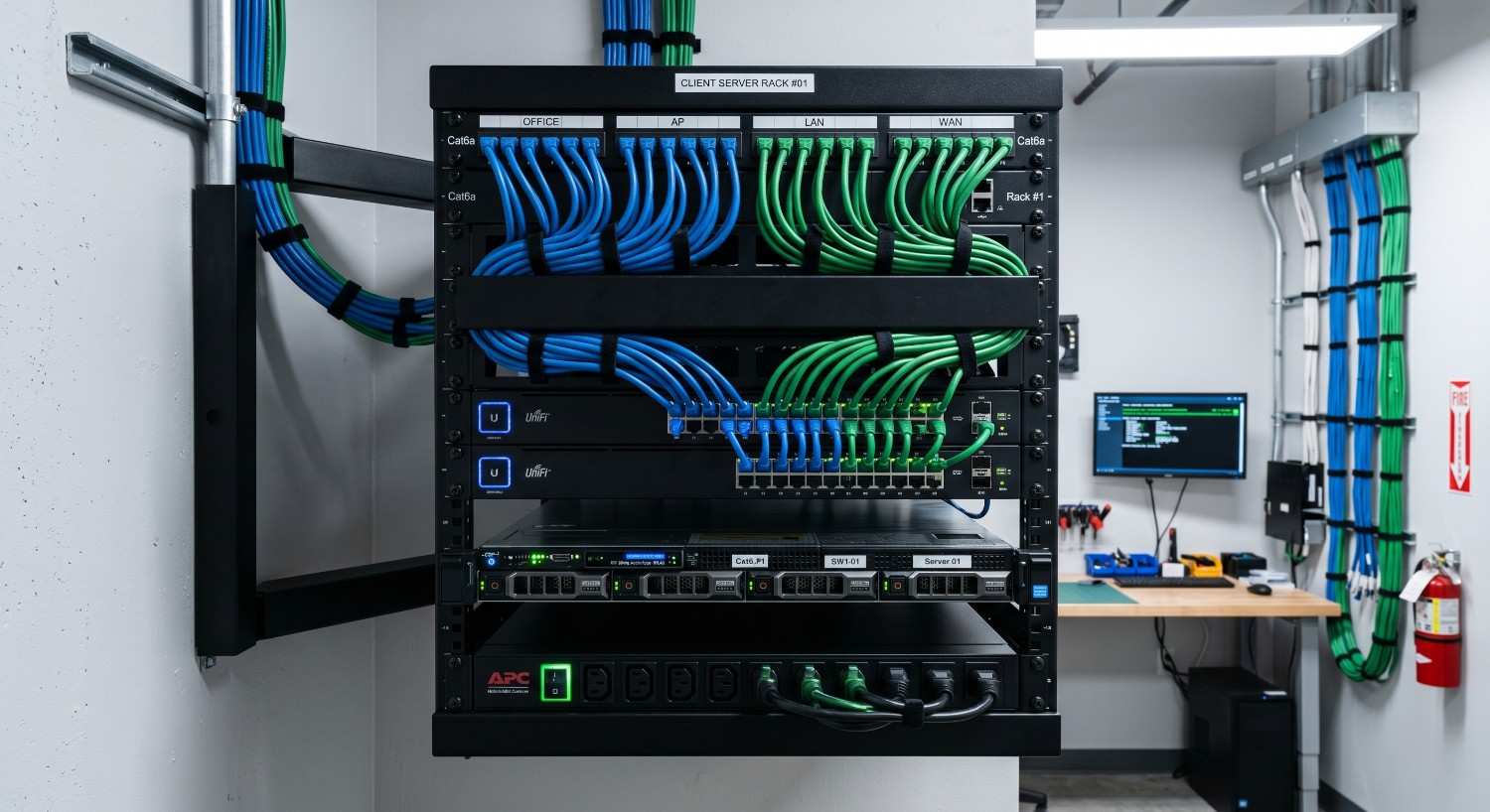 Client Server Setup Infographic