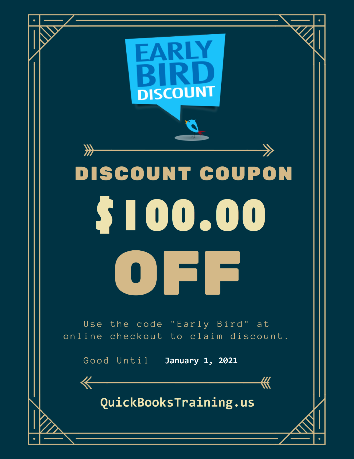 Early Bird Discount Available